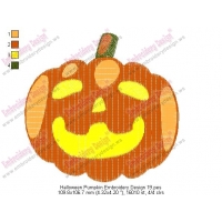 Halloween Pumpkin Embroidery Design 19